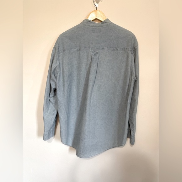 Vintage County Seats Classic Blue Denim Shirt - Picture 3 of 3